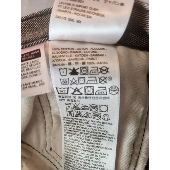 Levi's 501xx Button Fly Denim Jeans 2014 Gray Men's Size 42x30.5 - Picture 5 of 7